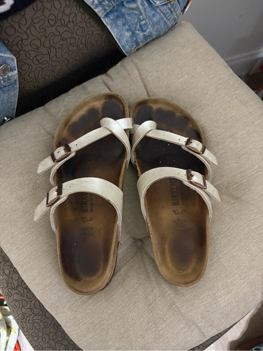 White Birkenstocks